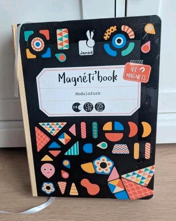 Janod Magneti'Book Compleet moduloform - 43 Magneten, Kinderen en Baby's, Speelgoed | Educatief en Creatief, Zo goed als nieuw