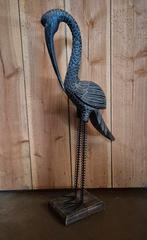 Zeer mooie grote vogel, hout metaal 83 cm hoog Z.G.A.N, Huis en Inrichting, Ophalen of Verzenden, Zo goed als nieuw