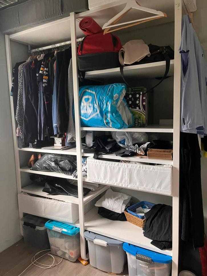 Elvarli kast, Huis en Inrichting, Kasten | Kledingkasten, Gebruikt, 200 cm of meer, 100 tot 150 cm, 50 tot 75 cm, Met lade(s)