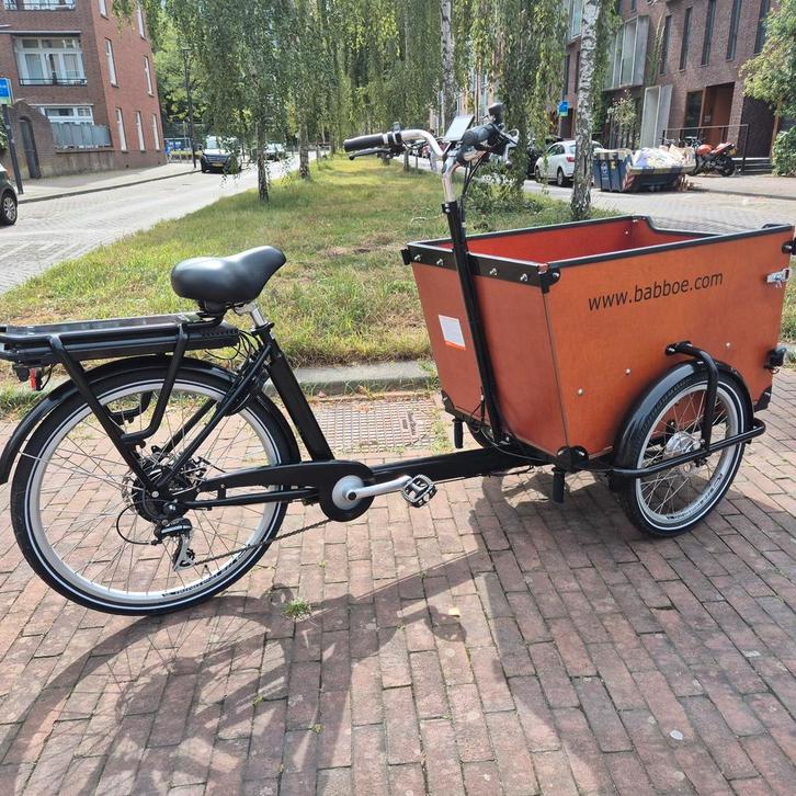 Elektrische bakfiets, Fietsen en Brommers, Elektrische fietsen, Zo goed als nieuw, Overige merken, 51 tot 55 cm, Ophalen