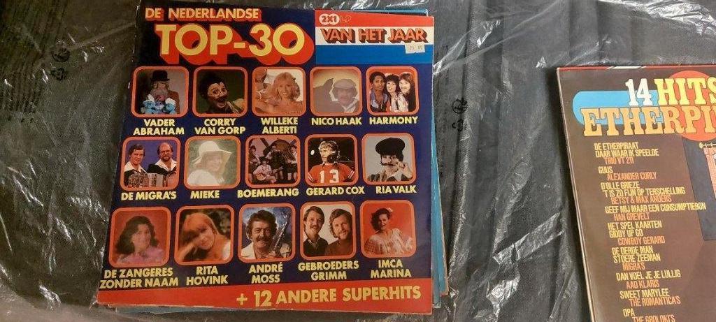 LP De Nederlandse Top 30, Cd's en Dvd's, Ophalen of Verzenden, Zo goed als nieuw, 12 inch, Levenslied of Smartlap