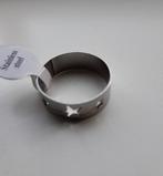 RVS Ring 3 sterren maat 22 glans, Verzenden, Nieuw, 20 of groter, Dame of Heer