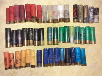 Collectie van 48 jacht/hagelhulzen (ONKLAAR). beschikbaar voor biedingen