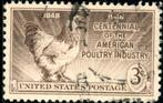 USA Verenigde Staten 968 - Poultry Industie, Verzenden, Noord-Amerika, Gestempeld