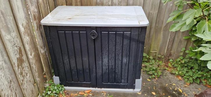 Tuinkussen Opbergkast, Tuin en Terras, Bergingen en Tuinkasten, Gebruikt, Overige typen, Kunststof, Ophalen