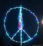 Verlicht Peace teken - Straatversiering, Ophalen of Verzenden, Gebruikt