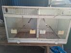 Dubbele aluminium broedkooi met lade, Dieren en Toebehoren, Ophalen, Hout, Broedkooi of Kweekkooi
