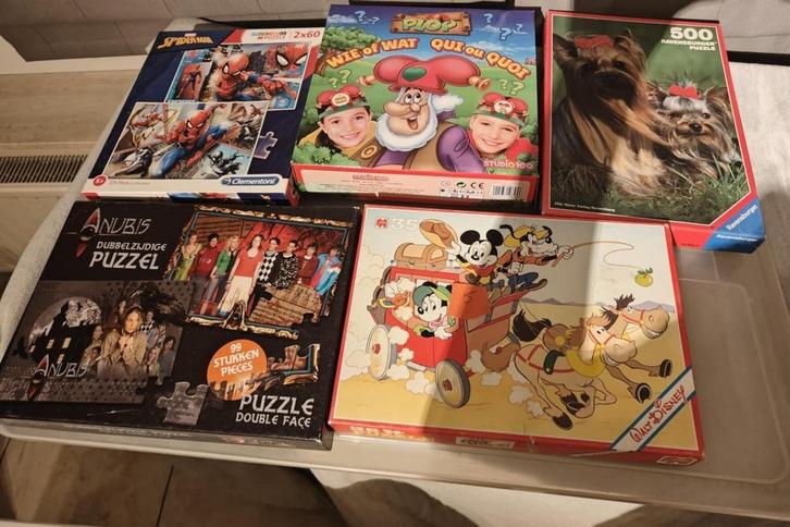 Puzzels & Spelletjes te koop, Hobby en Vrije tijd, Denksport en Puzzels, Zo goed als nieuw, 500 t/m 1500 stukjes, Ophalen