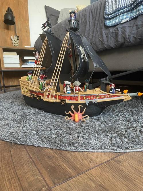 Playmobil piraten aanvalsschip -  6678 met toebehoren, Kinderen en Baby's, Speelgoed | Playmobil, Gebruikt, Complete set, Ophalen