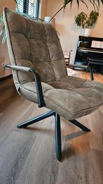 Draaifauteuil Hidde van Kolony / KY - Groen, Huis en Inrichting, Fauteuils, Ophalen, 75 tot 100 cm, Zo goed als nieuw, Stof