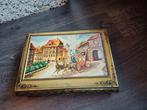 Vintage Sieradendoos met Stadstafereel, Antiek en Kunst, Ophalen of Verzenden