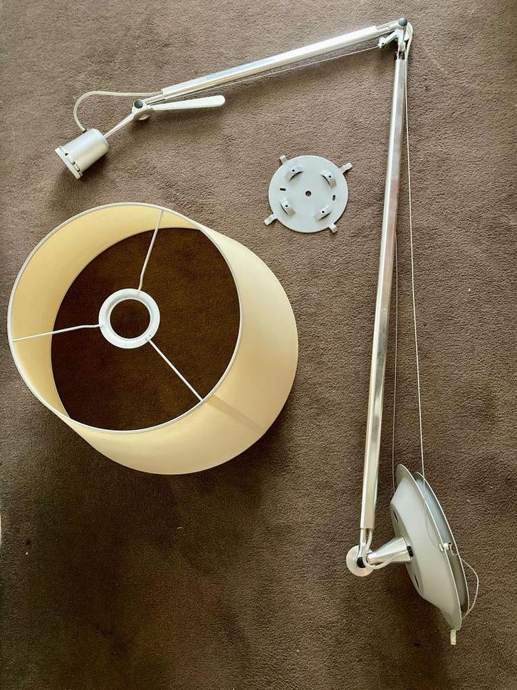Moderne plafondlamp Artemide Toledo, Huis en Inrichting, Lampen | Plafondlampen, Zo goed als nieuw, Metaal, Overige materialen