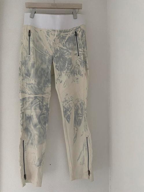 MARC CAIN fake leren broek mt N5 = 42/44, Kleding | Dames, Broeken en Pantalons, Zo goed als nieuw, Maat 42/44 (L), Zwart, Ophalen of Verzenden