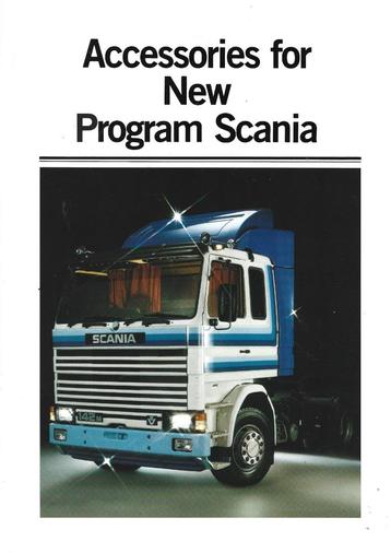 Scania accessores vrachtwagen camion folder (sc039) beschikbaar voor biedingen