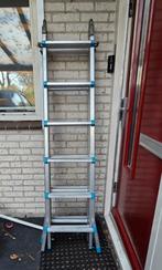Multiladder Trap telescoopladder 4x6 Treden - Goede Staat, Doe-het-zelf en Verbouw, Ladders en Trappen, Ophalen, Gebruikt, Ladder