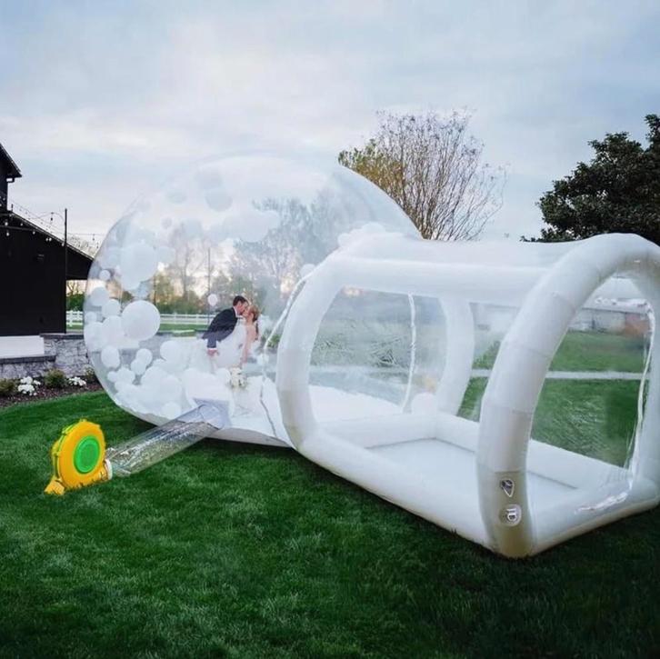 Bubbel Dome Tent 3x3m - Incl. Pompen & Ballonnen, Kinderen en Baby's, Speelgoed | Buiten | Springkussens, Nieuw, Ophalen