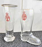 2 Oranjeboom Laarzen 1960+Tuitglas 1958 Collector item, Verzamelen, Ophalen of Verzenden, Glas of Glazen, Oranjeboom