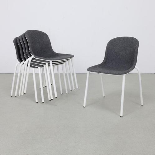 6x PET Felt Stack Chair by Laurens van Wieringen for De Vorm, Huis en Inrichting, Stoelen, Gebruikt, Ophalen