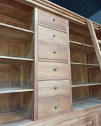 Prachtige Boekenkast | Bijzondere Winkelkast | Teak #2106, Ophalen of Verzenden, Teakhout, Met deur(en)