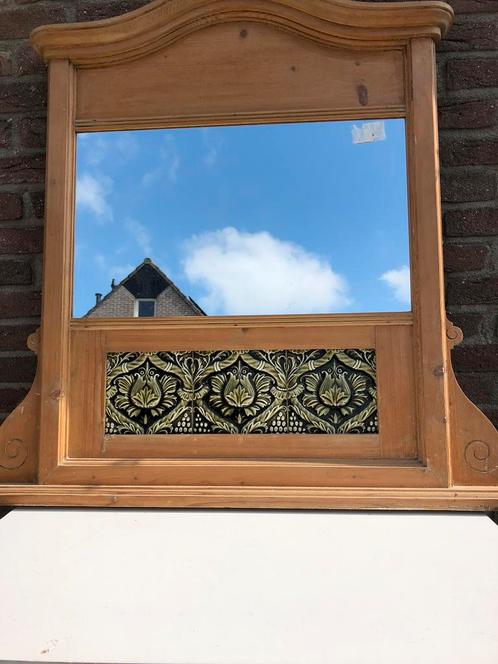 Spiegel uit de Jugendstil tijd, Antiek en Kunst, Antiek | Spiegels, 50 tot 100 cm, Rechthoekig, Ophalen