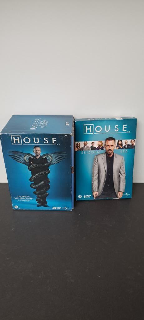 House M.D. Seizoen 1-6, Cd's en Dvd's, Dvd's | Tv en Series, Zo goed als nieuw, Drama, Boxset, Vanaf 12 jaar, Ophalen of Verzenden