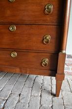 Prachtige antieke eiken houten Empire chiffoniere, ladekast, Antiek en Kunst, Verzenden