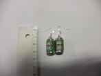925 sterling zilveren oorbellen met heineken blikjes hangers, Ophalen of Verzenden, Nieuw, Zilver, Zilver