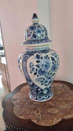 Grote deksel-vaas 40 cm porseleinen fles, Delft,gave staat, Ophalen of Verzenden