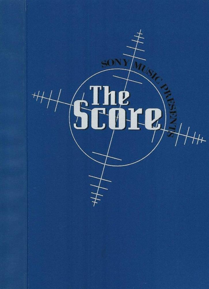 SONY - The Score promotiemap 1996 showtassen insteekmap, Verzamelen, Muziek, Artiesten en Beroemdheden, Nieuw, Gebruiksvoorwerp