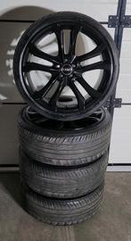 Audi A3 19 inch velgen Zwart 5112 ET35 volkswagen golf, Gebruikt, Band(en), Personenwagen, Ophalen