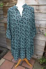 Jurk groen/ zwart Paprika mt T2 (46) Vaste prijs, Kleding | Dames, Maat 46/48 (XL) of groter, Ophalen of Verzenden, Zo goed als nieuw