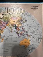 Wereldkaart puzzel 1000 stukjes, Verzenden, Zo goed als nieuw, 1800 tot 2000, Landkaart