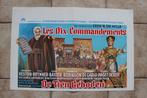filmaffiche The Ten Commandments filmposter, Rechthoekig Liggend, Ophalen of Verzenden, A1 t/m A3, Zo goed als nieuw
