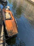 Stalen Grachtenboot met buitenboord motor 4PK, Watersport en Boten, Ophalen of Verzenden, Gebruikt, Overige typen