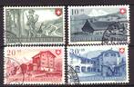 Zwitserland 508 t/m 511 Gestempeld! Pro Patria (1948), Verzenden, Gestempeld