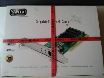 Sweex gigabit PCI netwerkkaart nieuw beschikbaar voor biedingen