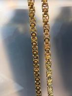 18KT Goud - 137.69 Gram - Ketting - PLATTE KONING, Sieraden, Tassen en Uiterlijk, Kettingen, Ophalen, Nieuw, Goud