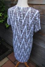 Jurk wit/ bruin/ zwart Mayerline mt 42 Vaste prijs, Kleding | Dames, Jurken, Zwart, Maat 42/44 (L), Ophalen of Verzenden, Zo goed als nieuw