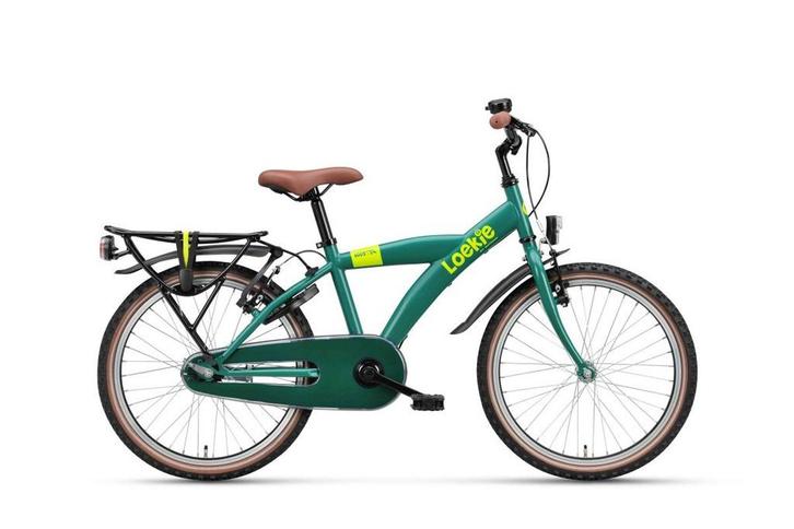 LOEKIE Booster 20 Inch Jongens Groen 31cm 2022, Fietsen en Brommers, Fietsen | Jongens, Nieuw