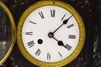 Marmeren schouwklok 48014, Huis en Inrichting, Woonaccessoires | Klokken, Ophalen of Verzenden, Gebruikt