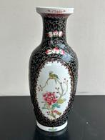 Chinees porselein vaas Familli noir 32 cm, Ophalen of Verzenden, Zo goed als nieuw
