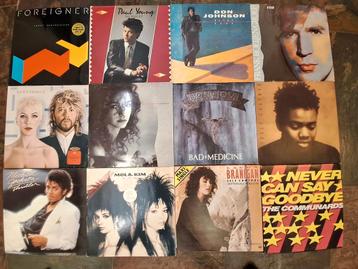 Diverse elpees en maxi singles jaren 80, 90 beschikbaar voor biedingen