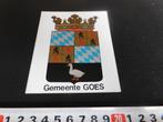 stickers Gemeente GOES  wapen, Verzamelen, Ophalen, Zo goed als nieuw