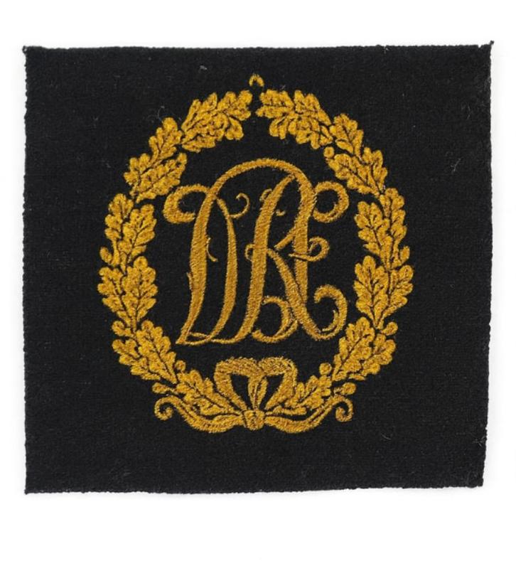Uniformembleem – Bevo-woven Dra Sports Badge, Verzamelen, Militaria | Tweede Wereldoorlog, Landmacht, Embleem of Badge, Nederland