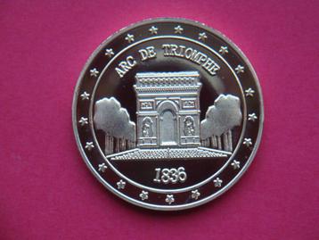 Kavel penning UNC Arc de Triomphe Parijs Frankrijk. beschikbaar voor biedingen