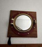Antieke koperen patrijspoort met spiegelglas, Minder dan 100 cm, Minder dan 50 cm, Rond, Ophalen