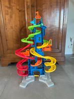 Fisher price little people racebaan, Kinderen en Baby's, Speelgoed | Racebanen, Ophalen, Zo goed als nieuw, Elektrisch, Overige merken