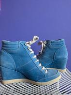 Blauwe enkellaarsjes maat 39, Blauw, Lage of Enkellaarzen, Ophalen of Verzenden, Zo goed als nieuw