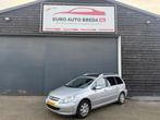 Peugeot 307 SW 2.0 16V automaat, Auto's, Gebruikt, 4 cilinders, 7 stoelen, Zilver of Grijs