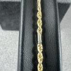 Gouden Armband | 14k | 5,1g | bicolor | 19,5cm | 399021, Ophalen of Verzenden, Gebruikt, Goud, Goud